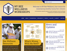 Tablet Screenshot of nybeewellness.org